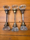 Antique Glass Door Knobs Lot Of 3 Pairs