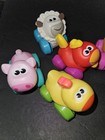 Hasbro Playskool Wheel Pals Set Of 5 Used