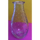 Flower Vase Clear Glass Small Hobnail Bottle 5 75 Inches Tall Vintage Super Cute