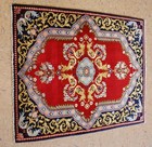 Natural Wool Old Handwoven Oriental Rug in Size Of 2 3   2 9  Great Design colors