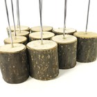 Wrapables Wooden Photo And Placecard Clip Holders For Wedding Table Decor 10pc