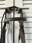 Brown Beta Biothane English Horse Bridle W  Kimberwick Bit   Beta English  Reins