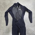 Quiksilver Syncro Series Gbs 3 2 Full Wetsuit Size Mt Black Back Zip