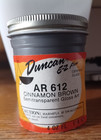 Duncan Ceramic  Glaze     ar 612  Cinnamon Brown Semi-transparent Gloss Glaze 4oz 