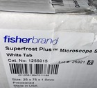 Fisherbrand Superfrost Plus Microscope Slides   1255015 White Tab Case Of 10