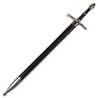 Hand-forged Medieval Longsword With Scabbard     High Carbon Steel Blade Full Tang