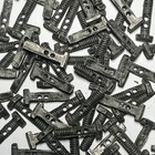 Last 34 Bolt Shape Vintage Metal  Accessory Antique Silver Finish 1-1 8  2hole