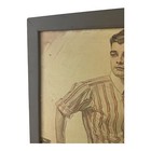 Vtg Framed Arrow Collars And Shirts Advertising Sign      rare   menswear