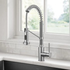 Kraus Bolden Kpf-1610sfs-b Kitchen Faucet W  Pull-down Sprayhead Stainless Steel