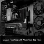 Arctic Freezer 36 Black Single Tower Pc Cpu Cooler 200-1800 Rpm Intel Amd