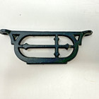 Antique Gothic Cross Church Pew Shelf Brackets Hardware Ornate Cast Iron Set 7 