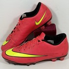 Nike Mercurial Vortex Ii Fg Low Soccer Cleats Hyper Punch 651647 690 Mens Sz 12