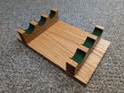 Native American Flute Stand - Solid Oak  Holds 3 Flutes