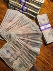 Film Industry High Quality  20 X 50pcs  1 000   jb Aged  Prop Prank Magic Money 