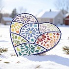 Youway Style Iridescent Glass Mosaic Tiles For Crafts 200g  Multi Colors 
