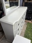 Traditional 8-drawer Dresser With Mirror White Finish 12a