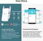 Tp-link Ac1200 Wifi Extender 1 2gbps Home Signal Booster Open Box
