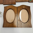 Wooden Bookends  Inserted Picture Frame Photo Set Of 2 Vintage W  Box  Boa14037