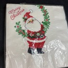 Vintage Christmas Luncheon Napkins Santa Claus Hallmark 2 New Packages 1 Opened