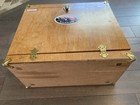 Vtg Slot Car Wood Pit Box Case - Tackle Box - Tool Box 15x18x9
