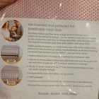 Breathable Baby Mesh Crib Linen Pink One Size Fits All Suffocation Prevention