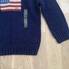 Vintage Ralph Lauren Polo Jeans Co American Flag Sweater Youth Size Medium Usa