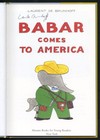 Laurent De Brunhoff Signed Autographed Babar Comes To America Hc 1st Ed Pr New