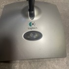 Logitech Usb Desktop Microphone Silver Black Pivots Noise Canceling For Pc mac