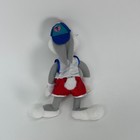 Vintage Bugs Bunny Space Jam Plush Tune Squad Basketball Looney Tunes 9 Inch