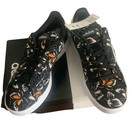 Adidas X Farm Rio Court Sneakers Women   s Size 8  Black Butterfly Print Tennis