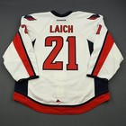 2013-14 Brooks Laich Washington Capitals Game Used Worn Hockey Jersey Meigray