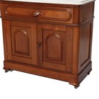 Antique Victorian Renaissance Revival Carved Walnut Commode C1880