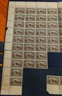 Panama J3 F  Reconstructed Part Sheet Of 64  Imprint   Blocks  Wg ng  Scott  384