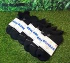 New Bombas Black 6 Pack Ankle Socks Size Medium