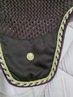 Ps Of Sweden Crochet Fly Veil   Ear Bonnet W  Braided Trim Full Size Brown wine