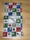 Vtg Calorie Tea Dish Towel Vintage Kitchen Linen Mcm Colorful 28 75    X 15    Euc