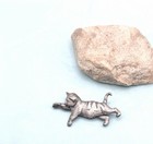 Jj Jonette Jewelry Signed Vintage Pin Brooch Pewter Cat