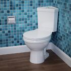 White Corner 2-pc Watersense Dual Flush Round Toilet