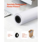 Uimoso Wide Format Plotter Paper  8 Rolls  24 In X 150 Ft Cad Bond Paper