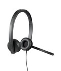 Logitech H570e Wired Headset  Stereo Headphones With Noise-cancelling