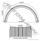Full Fender Round Poly Pair - Automann Part   562 9119