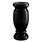 Black Granite Cemetery Vase For Grave Markers headstone Memorial Flower Holder 