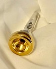 Original Giardinelli 6c Trumpet Mthp 27 Throat Gold Rim cup One Piece
