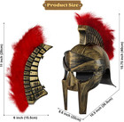 Medieval Roman Knight Helmet plastic Greek Spartan Gladiator Helmet Medieval Cos