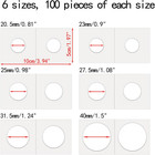 600 Pcs Coin Flips 6 Assorted Sizes 2  X 2  Cardboard Coin Holders Mylar Coin Fl