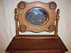 Antique Vintage Salesman Sample Oak Doll Size Furniture Dresser