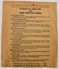 Original 1939 Gillette Premium Complete Set W envelope Pinocchio Masks