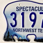 Northwest Territories Polar Bear License Plate     free         319729   Canada Tag