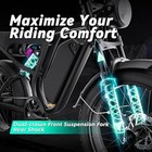 7 Speed Bluvall 1000w Electric Dirt Bike For Adult 48v 16ah 20  Fat Tires 31 Mph