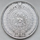Aztec Mayan Calendar 1 10 Troy Oz  999 Fine Silver Gsm
